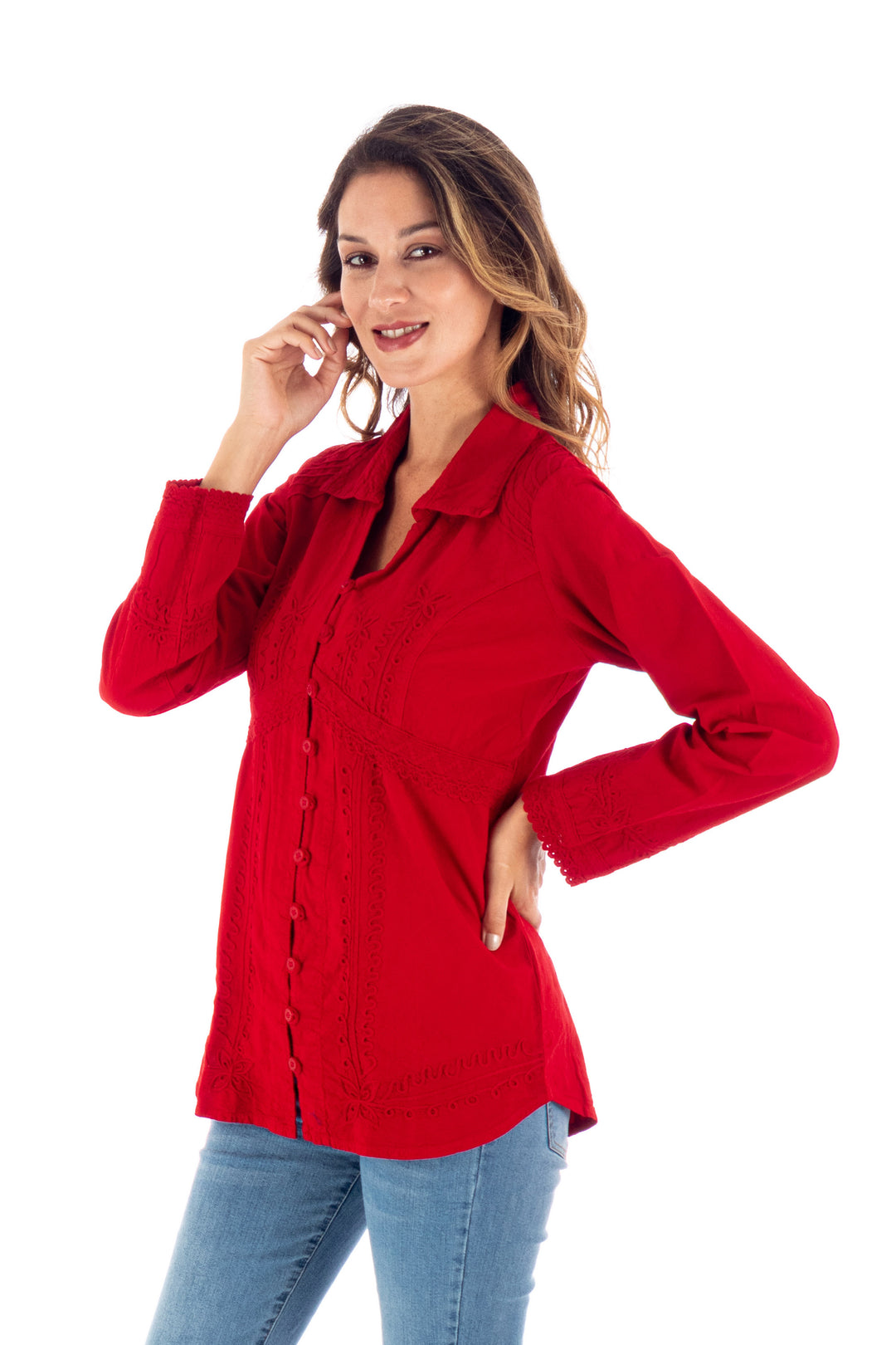 Lily of the Incas in Red