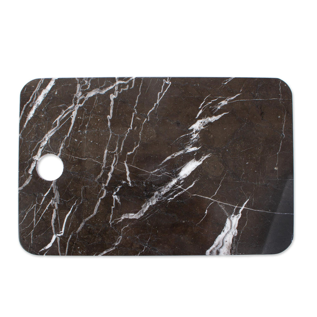 Black Marble Chopping or Cheese Board from Mexico - Mesa in Black