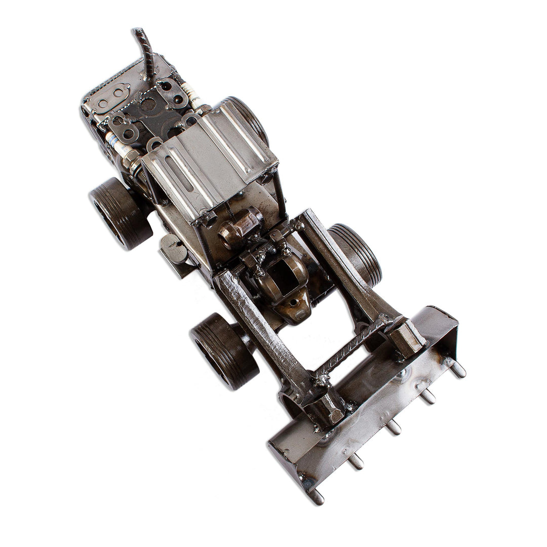 Rustic Metal Eco Art Loader Sculpture - Rustic Loader