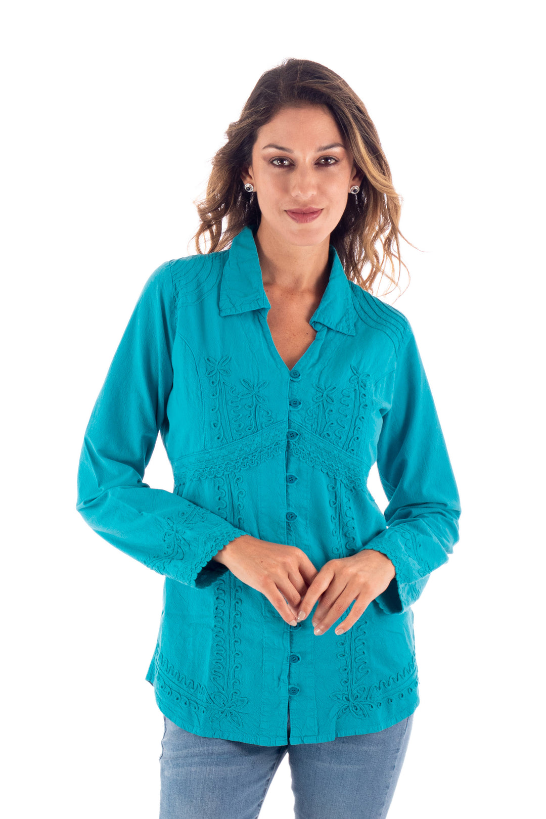 Lily of the Incas in Turquoise