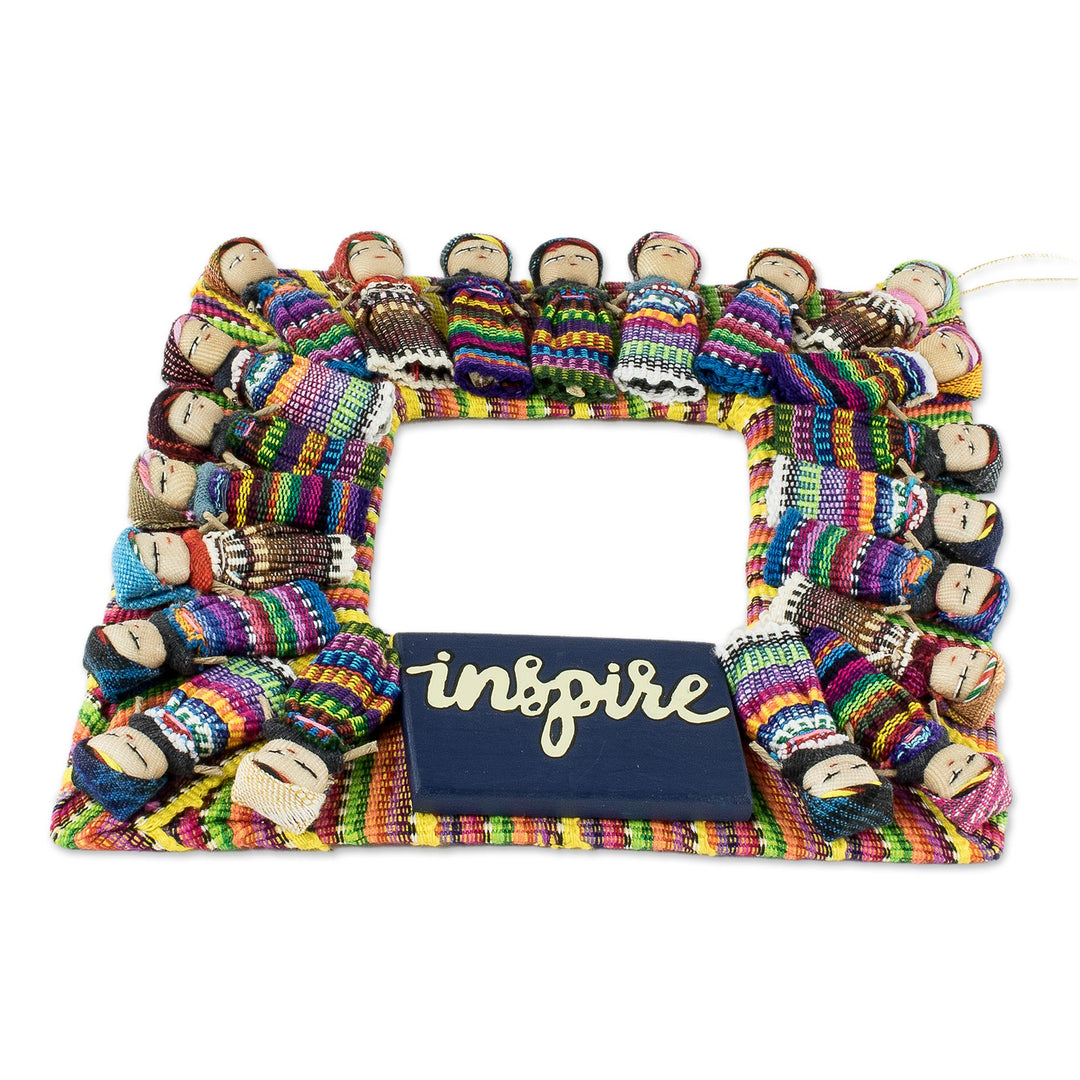 Handmade Maya Worry Doll Inspirational Wreath - Inspire