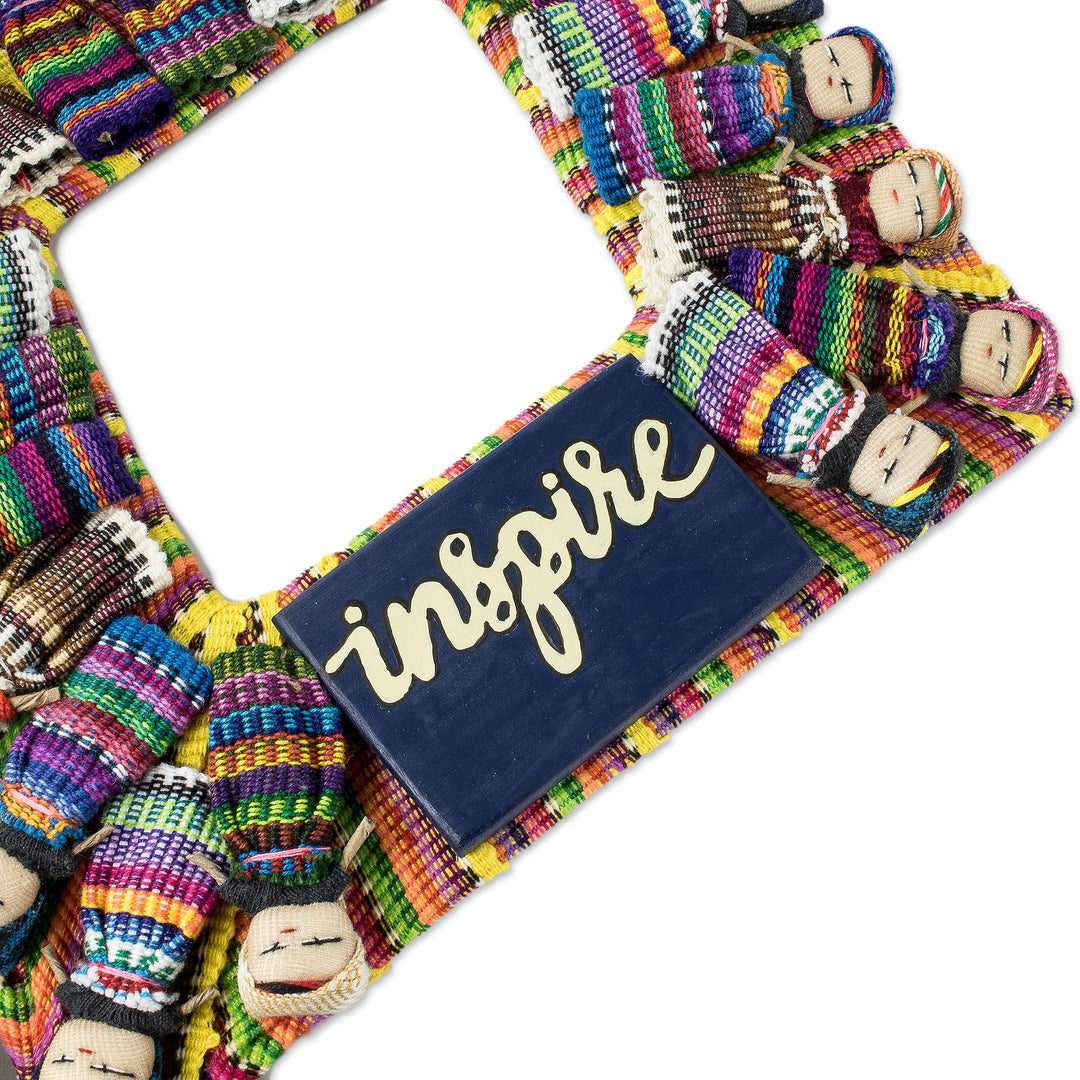 Handmade Maya Worry Doll Inspirational Wreath - Inspire