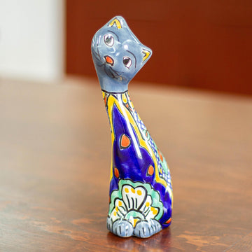 Blue Talavera Cat