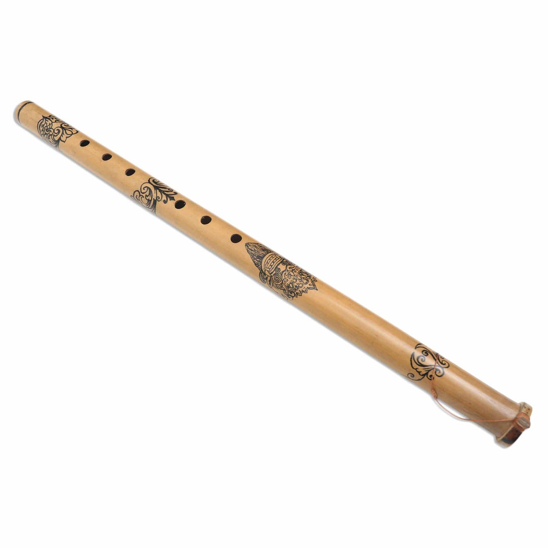 Hand Crafted Barong Bamboo Flute - Melodious Barong