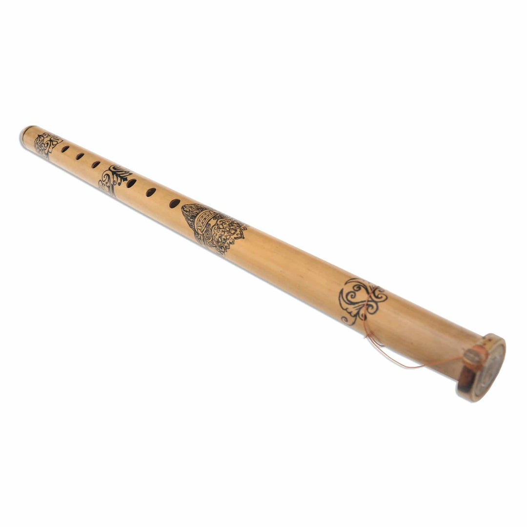Hand Crafted Barong Bamboo Flute - Melodious Barong