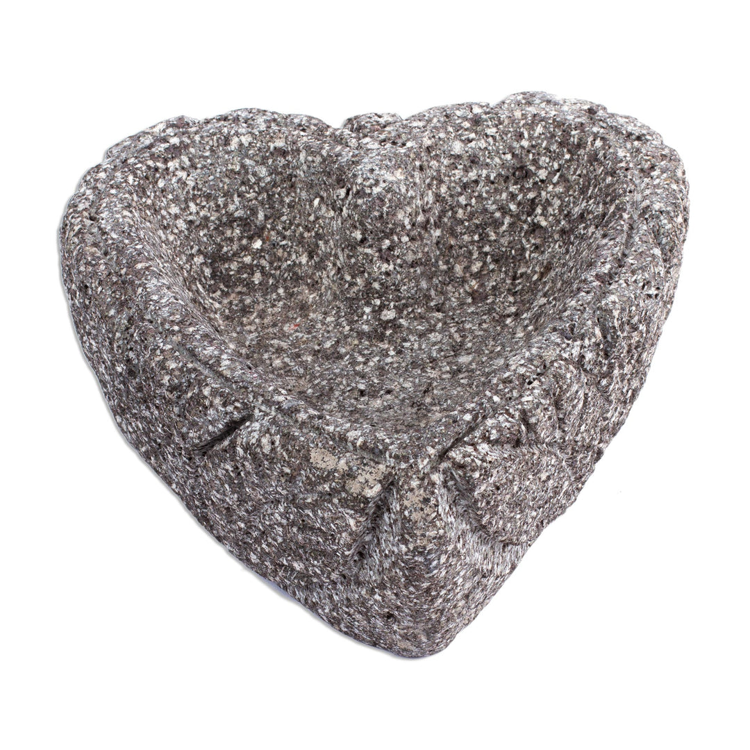 Heart Shaped Stone Bowl from Mexico - Tradition of the Heart