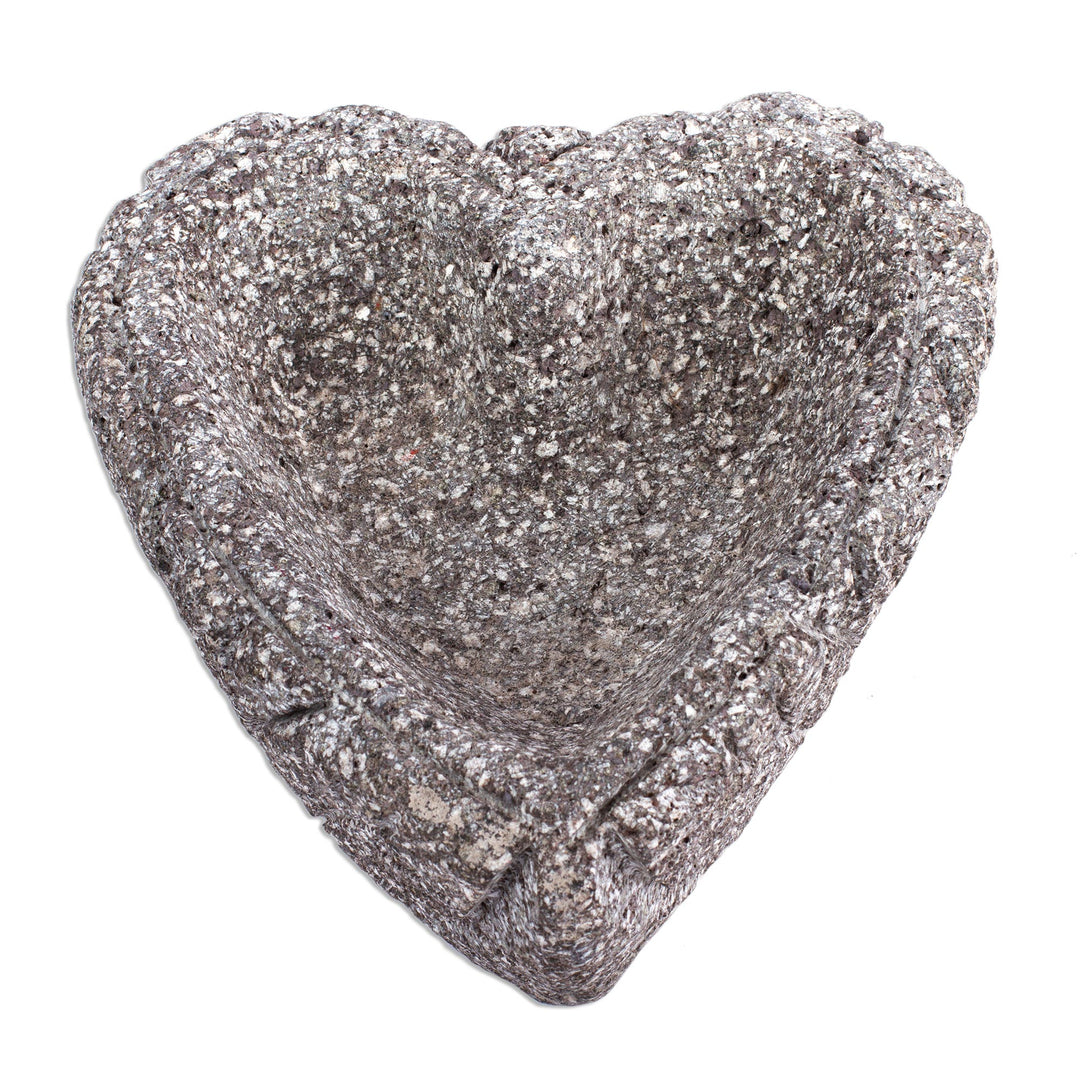 Heart Shaped Stone Bowl from Mexico - Tradition of the Heart
