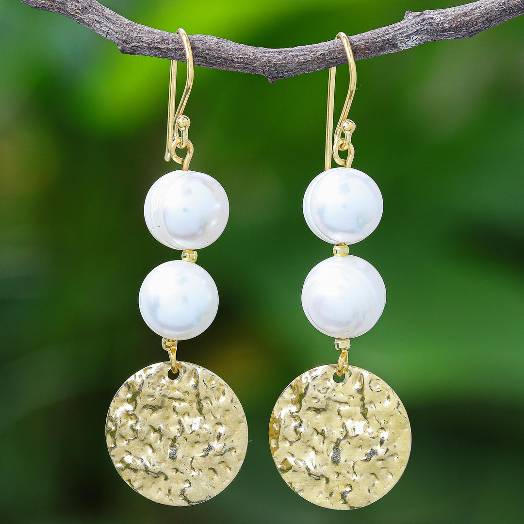 Golden Coin in White