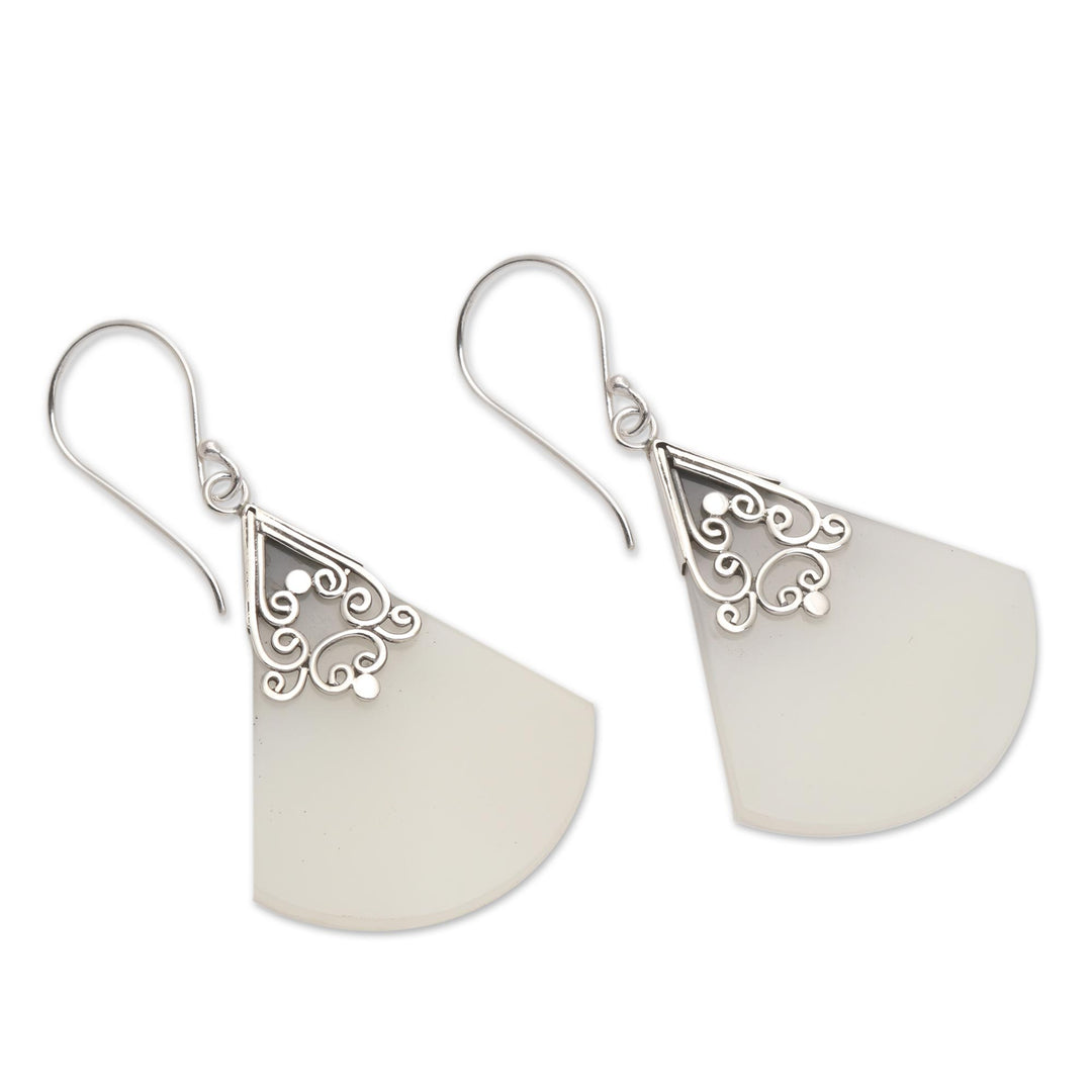 Sterling Silver and Resin Dangle Earrings - Smooth Moves