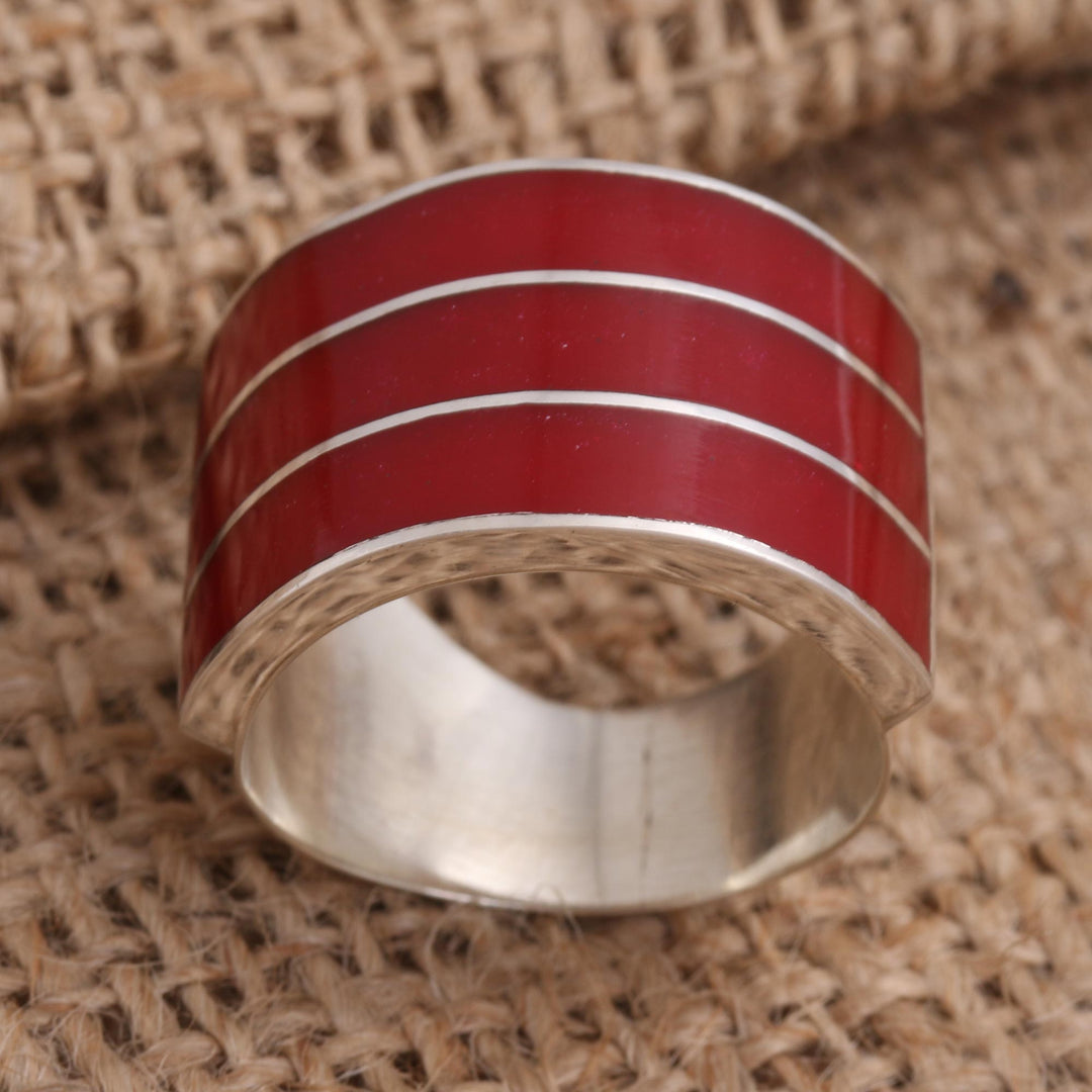 Band of Three  Red