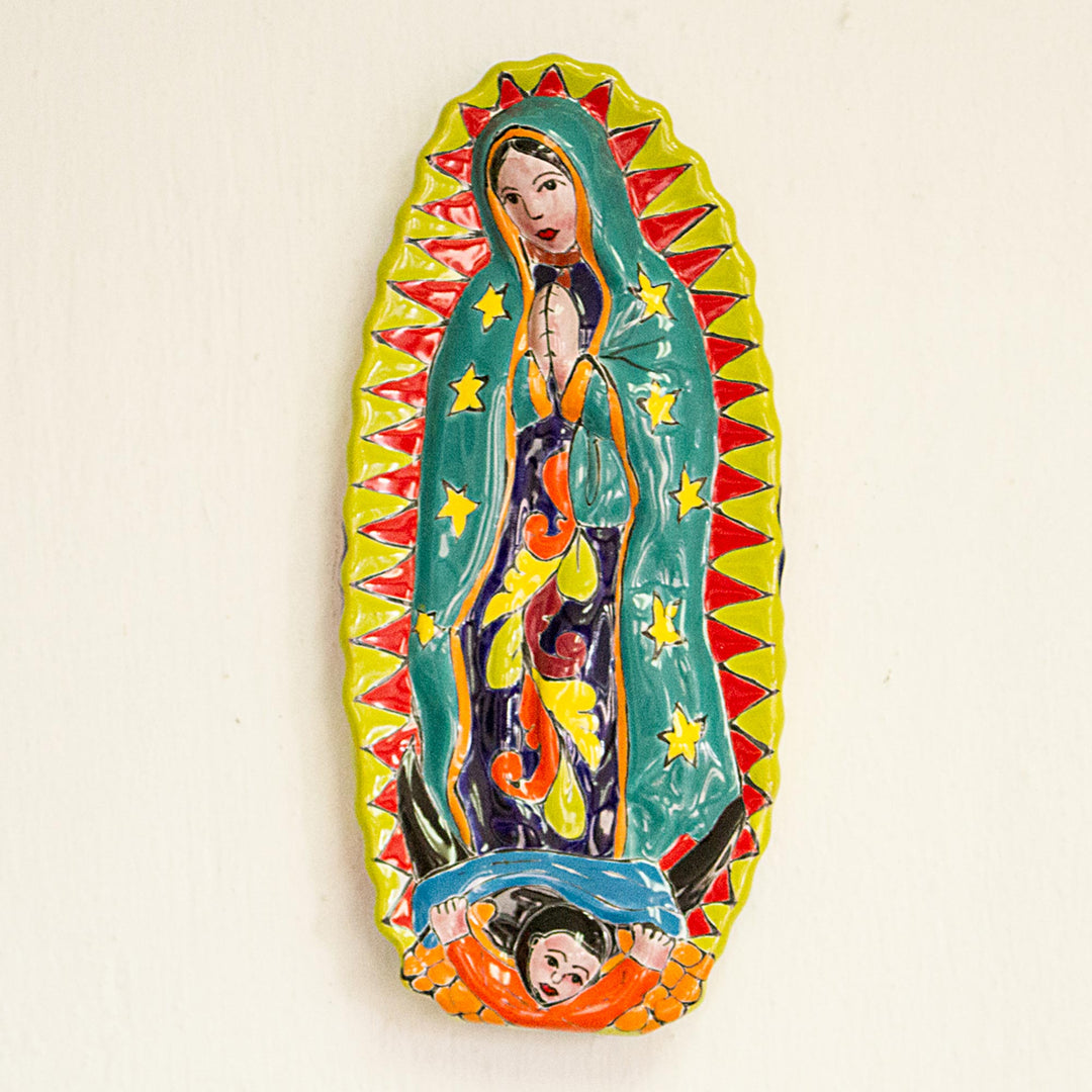 Talavera Guadalupe in Green