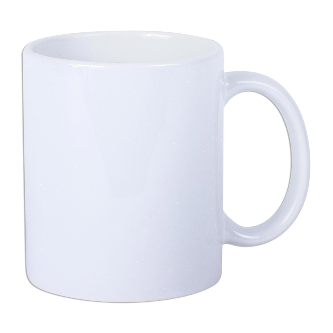 Multicolored Frida-Themed Art Print Mug - Frida with Monkey