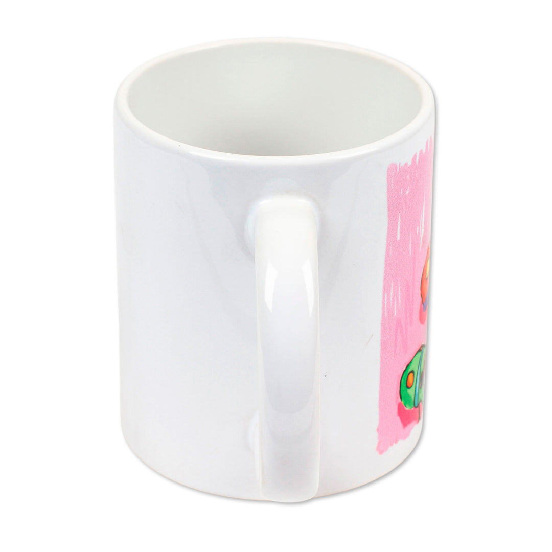 Ceramic Mug Printed from Painting - Hobby Horses