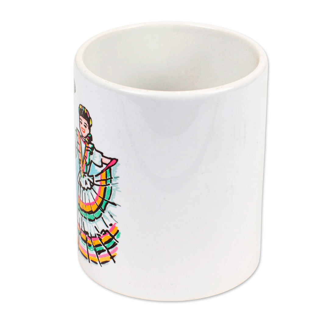 Folkloric Dance Themed Ceramic Art Mug - Folkloric Dance