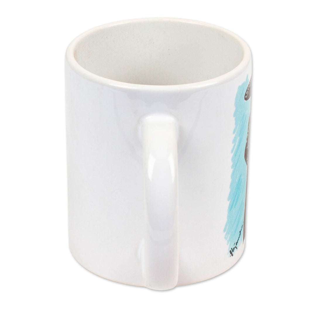 Folkloric Dance Themed Ceramic Art Mug - Folkloric Dance