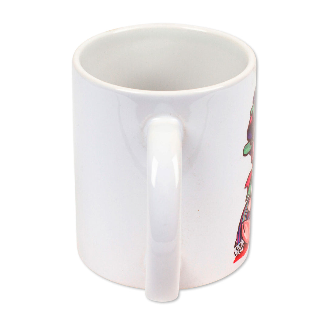 Ceramic Mug with Painting Print of Maria Dolls - Maria Doll Sisters