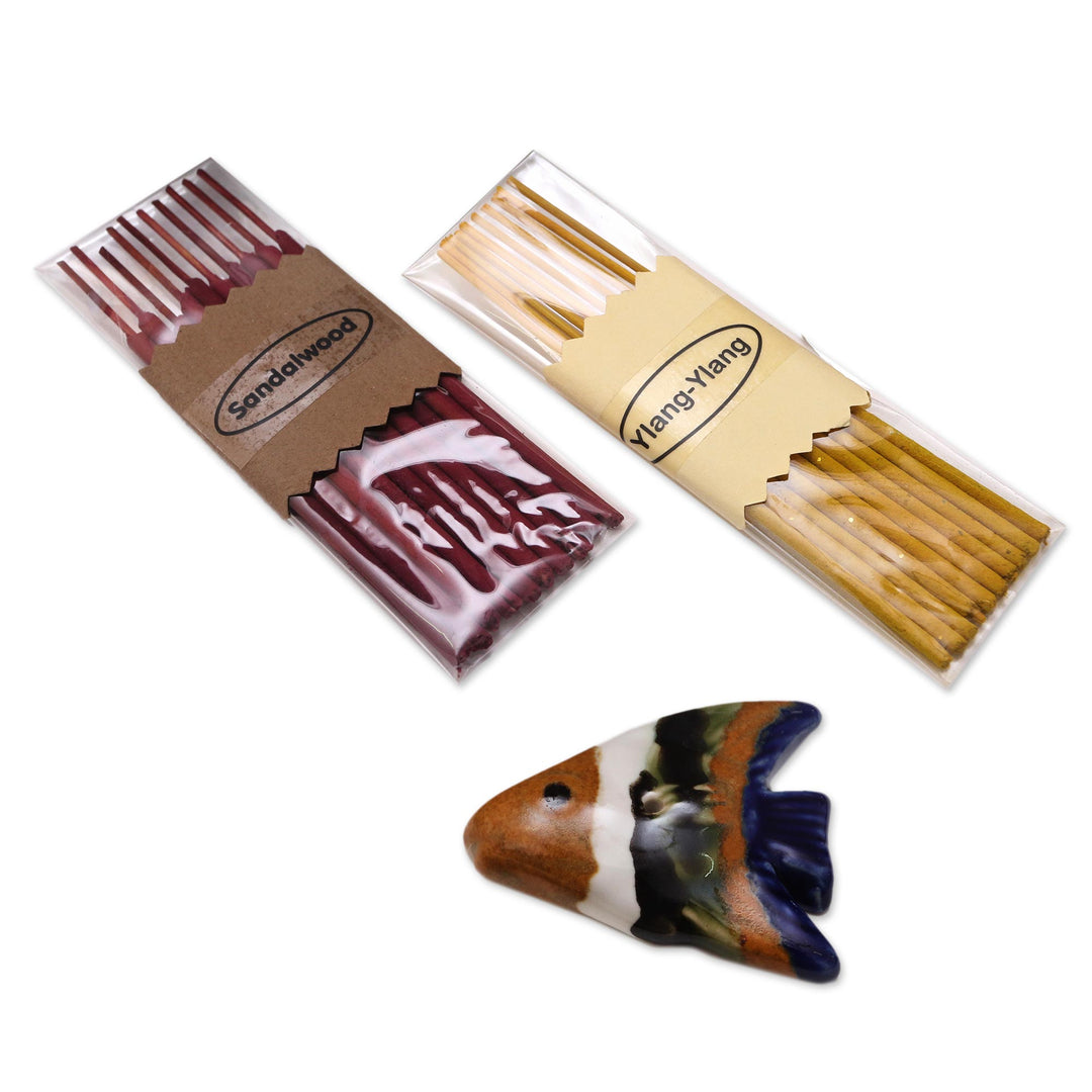 Tropical Fish Themed Aromatherapy Incense Set - Tropical Fish