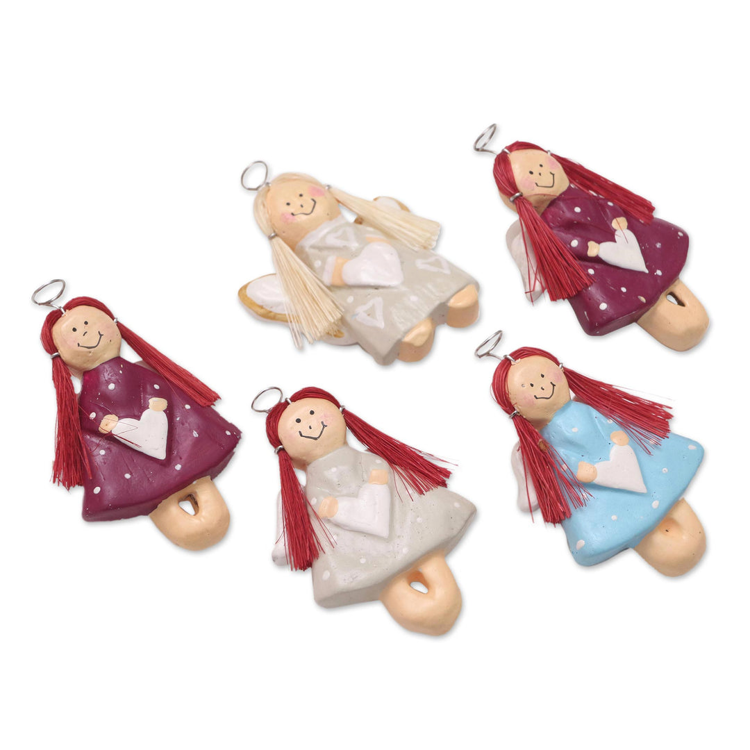 Artisan Crafted Angel Magnets Made from Wood - Angel Contingent