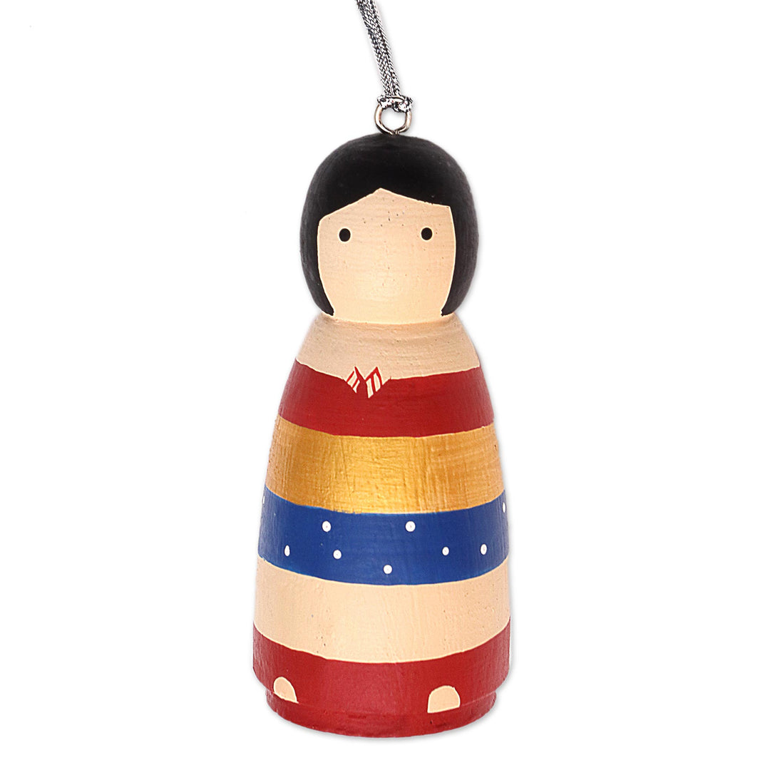 Wonder Woman-Inspired Wood Ornament - Wonder Woman
