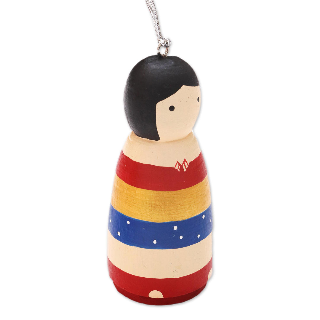 Wonder Woman-Inspired Wood Ornament - Wonder Woman
