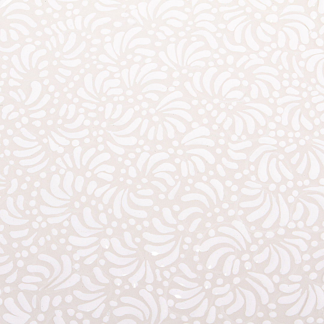 2 White and Ivory Talavera Style Ceramic Luncheon Plates - Puebla Enchantment