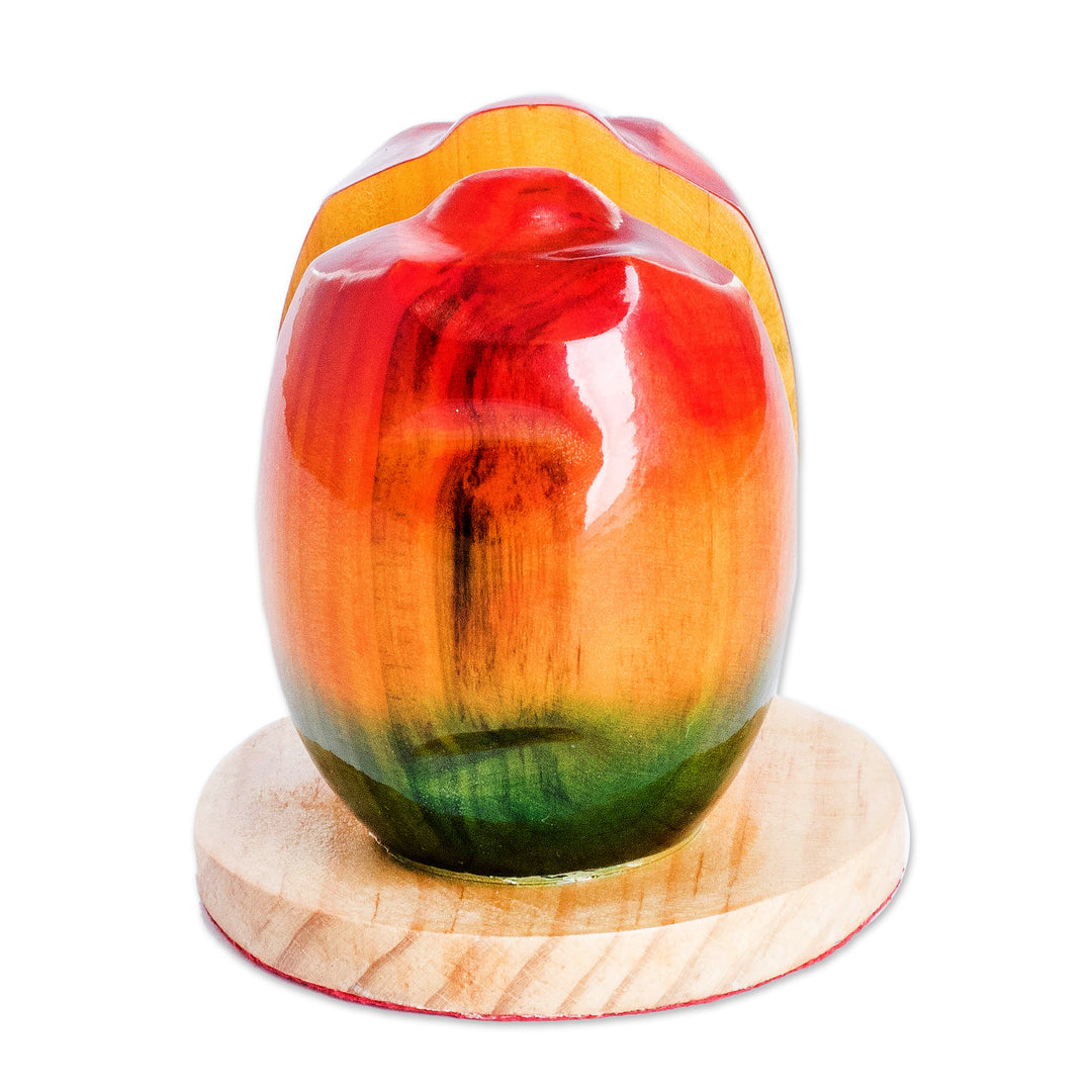 Handmade Jocote Fruit-Shaped Napkin Holder - Juicy Jocote