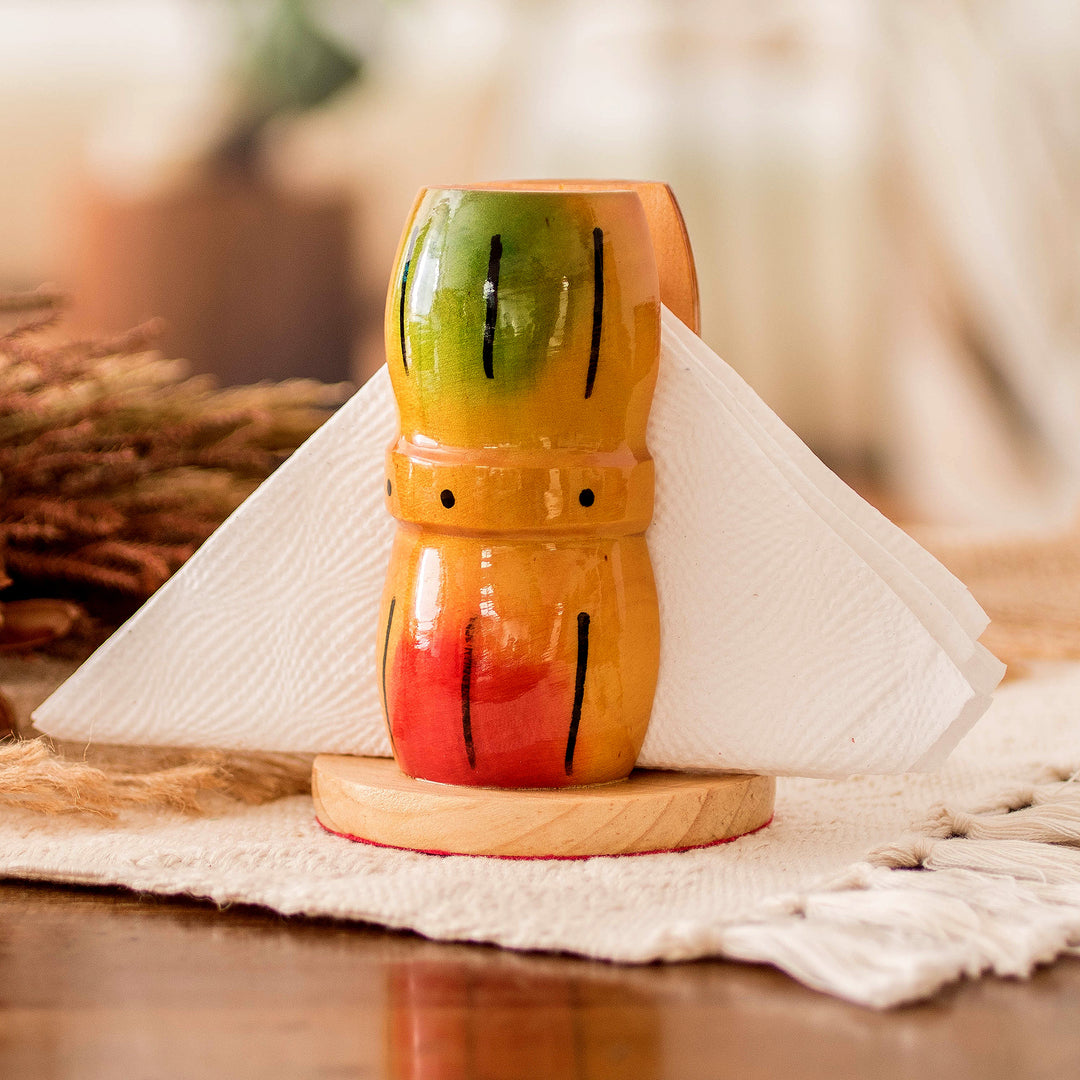 Sugarcane Napkin Holder from Guatemala - Sugarcane