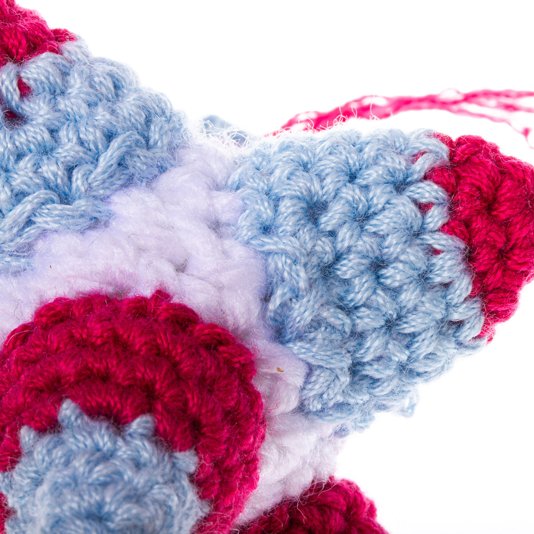 Multicolored Crocheted Piñata Ornaments (Pair) - Piñata Fun