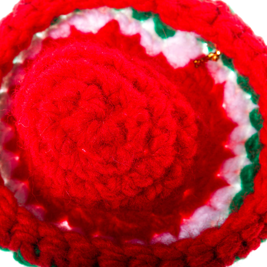 Red and Green Sombrero Ornaments (Pair) - Sombrero Cheer