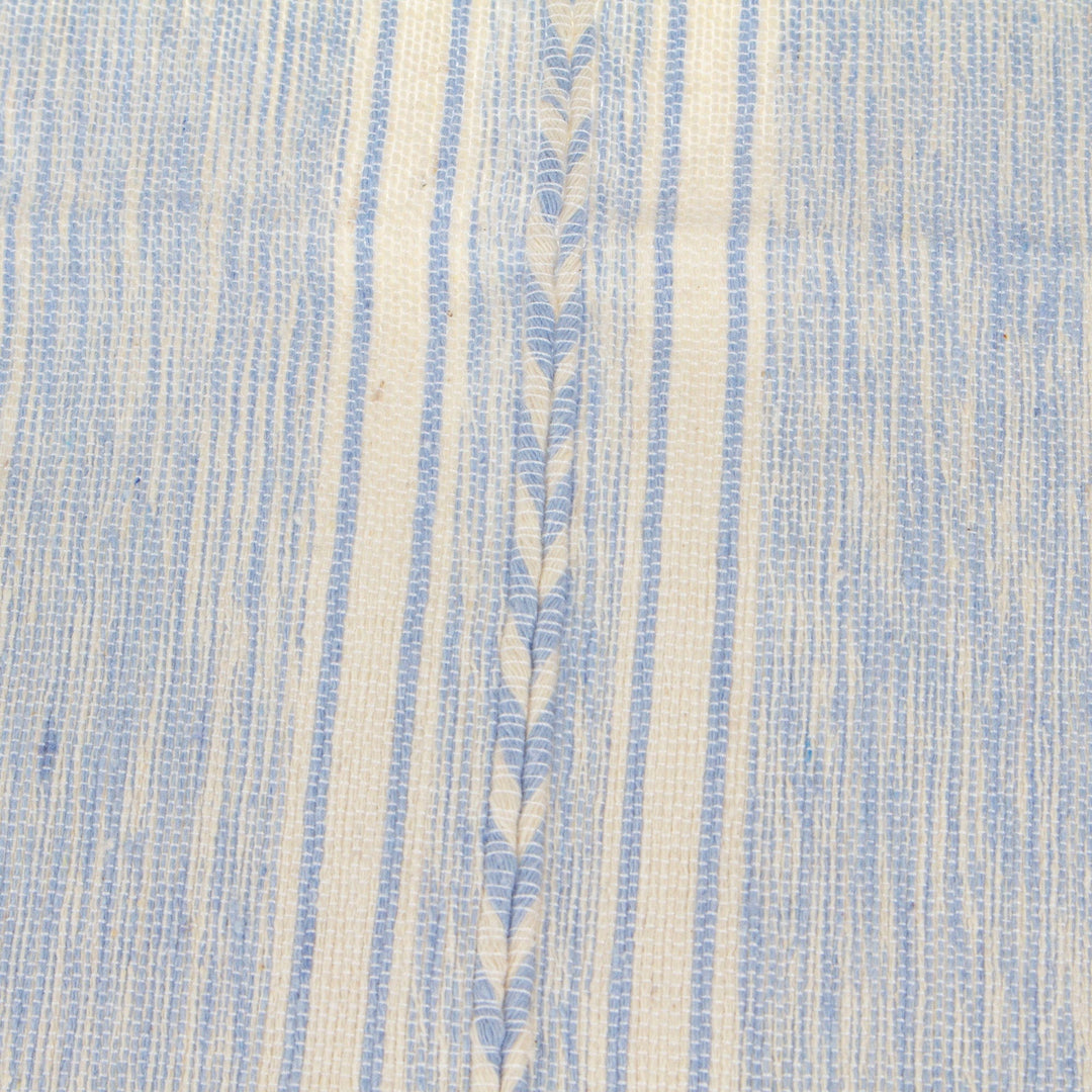 Turquoise and White Placemats from Mexico (Set of 4) - Inspiration in Turquoise