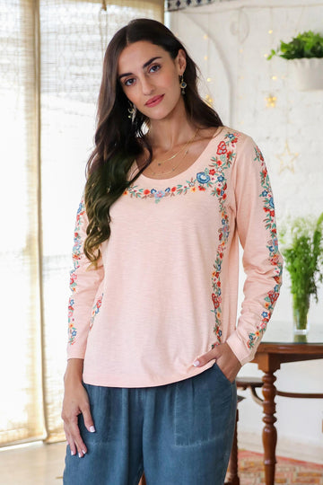 Floral Ode in Petal Pink