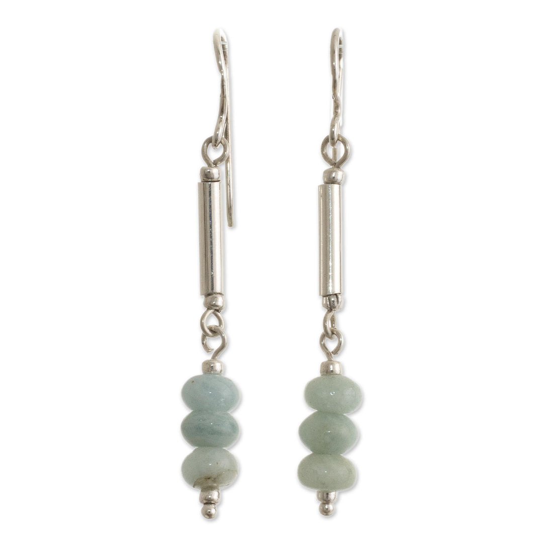 Natural Andean Opal Earrings - Dot and Dash