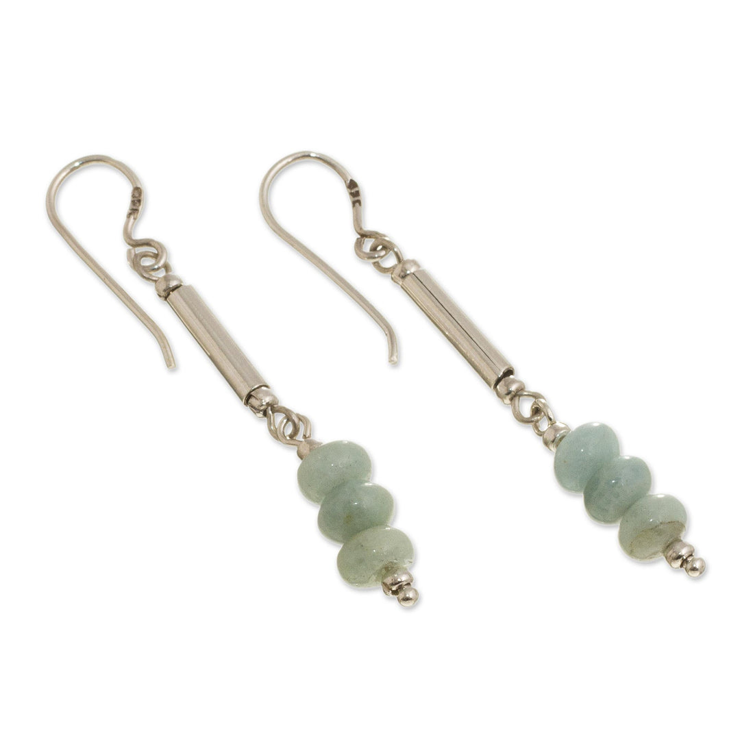 Natural Andean Opal Earrings - Dot and Dash