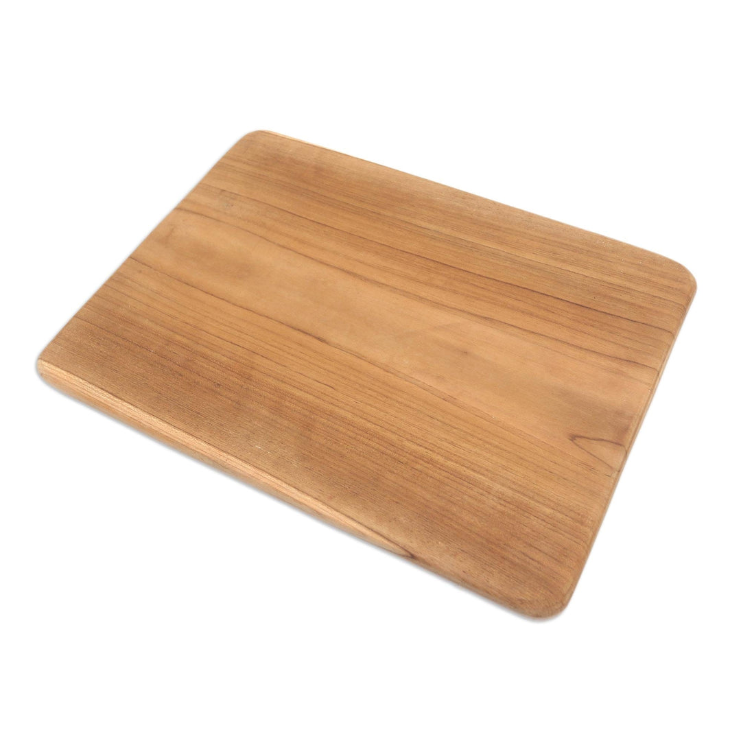 Artisan Crafted Classic Square Teak Wood Cutting Board - Cutting Classic