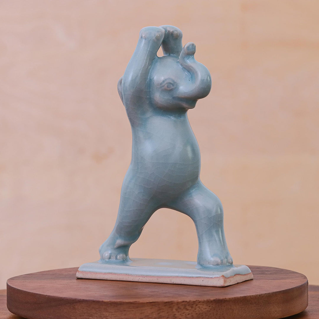 Elephant Warrior Pose