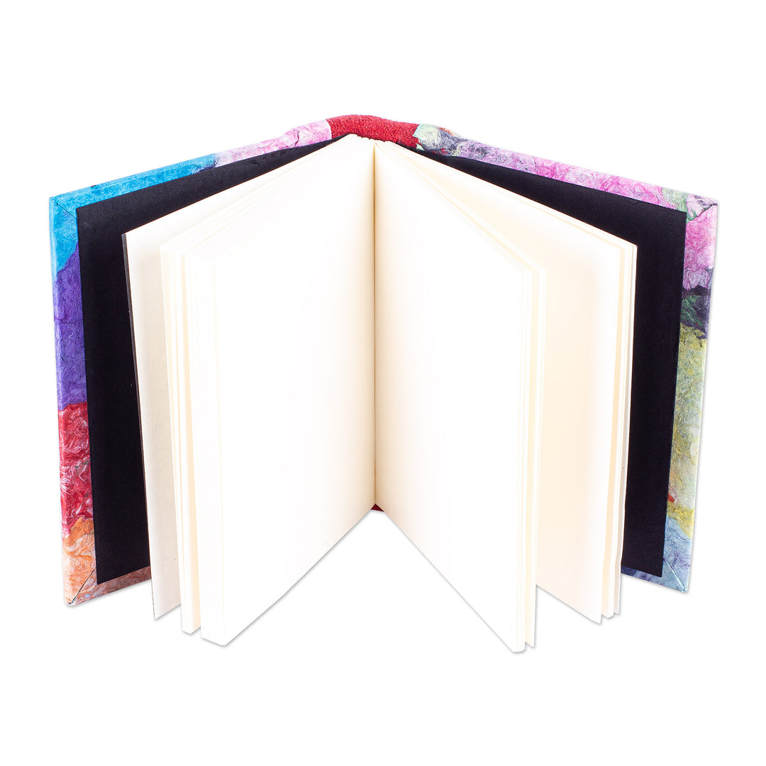 Handmade Mini Amate Paper Journal - The Color of Dreams