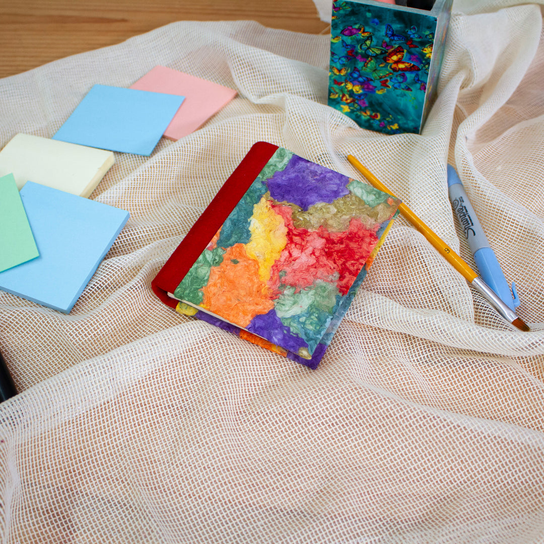 Handmade Mini Amate Paper Journal - The Color of Dreams