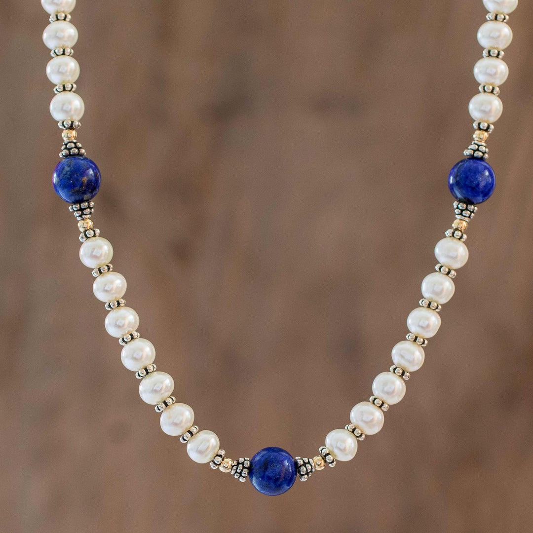 Blue and White