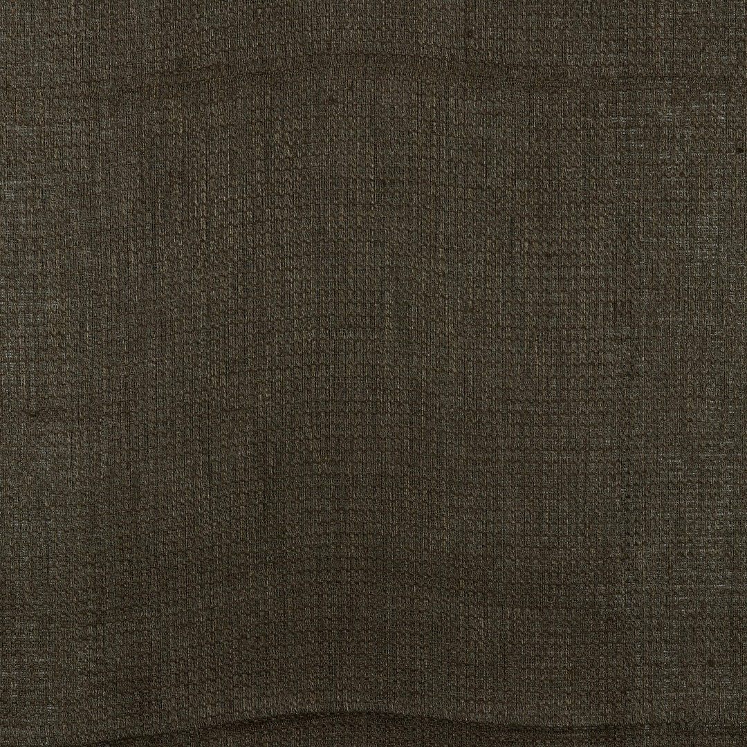 Hand Woven Eri Silk Shawl from India - Olive Elegance