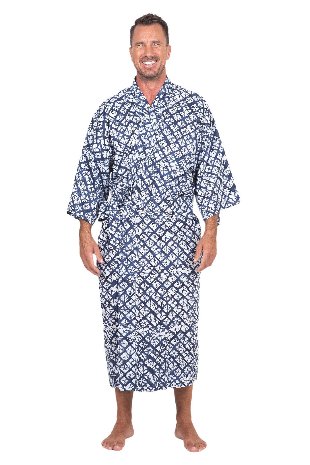 Handmade Batik Rayon Robe - Late Morning