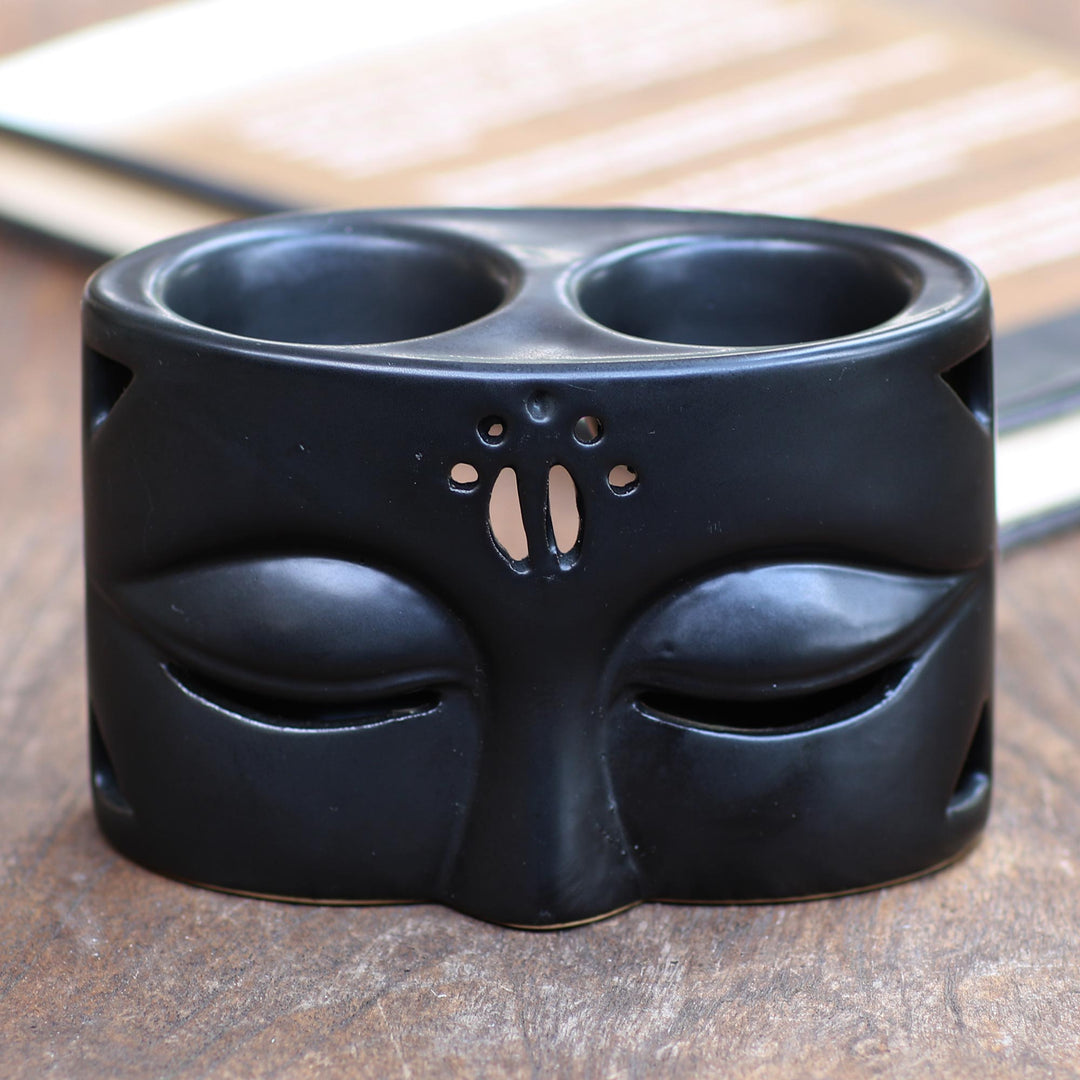 Warming Buddha in Black