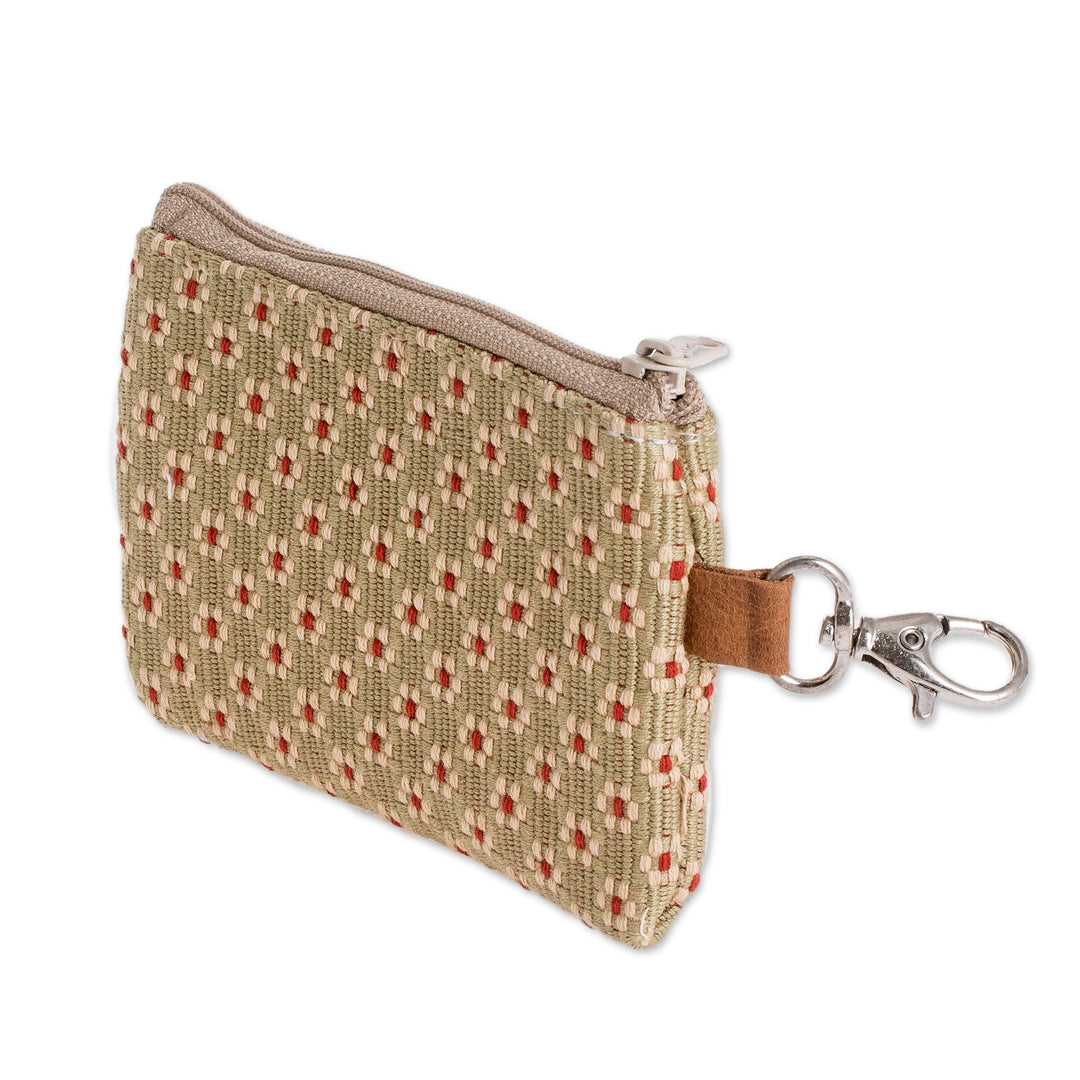 Flowered Cotton Coin Purse - Spring Ditsy