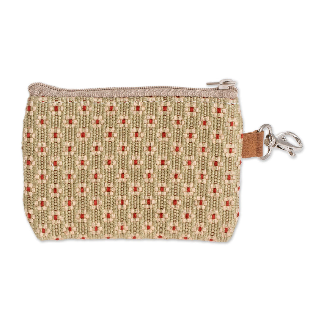 Flowered Cotton Coin Purse - Spring Ditsy