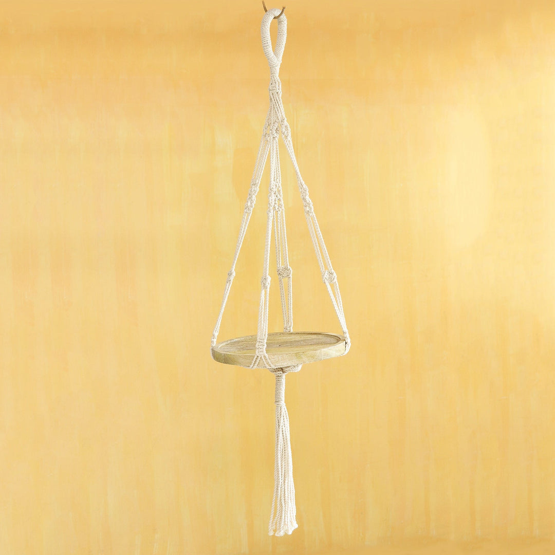Bohemian Macrame Cotton Hanging Shelf - Bohemian Like You