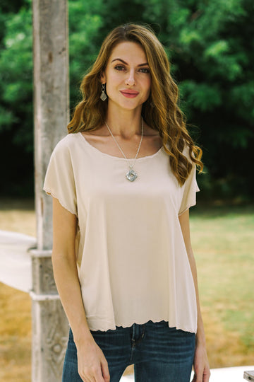 Timeless Tee in Ivory