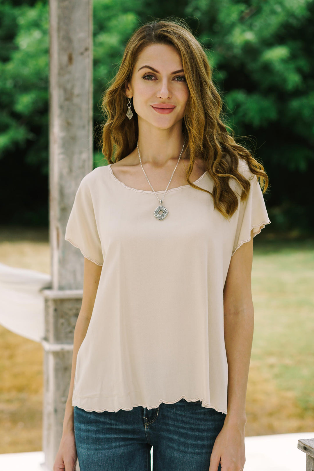 Timeless Tee in Ivory