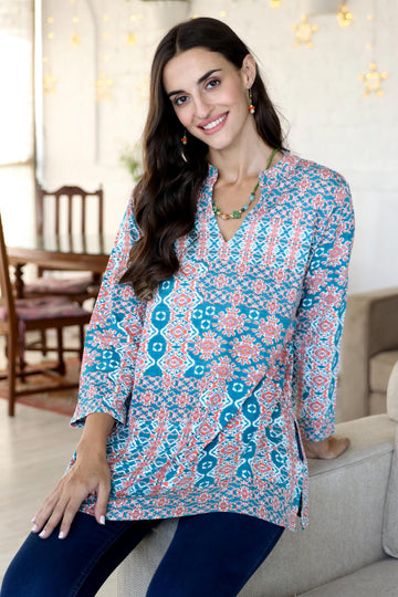 Meena Bazaar in Teal