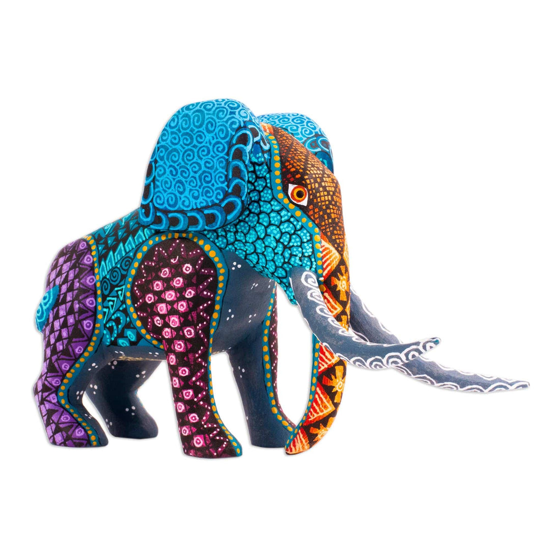 Copal Wood Elephant Alebrije from Mexico - Magic Elephant