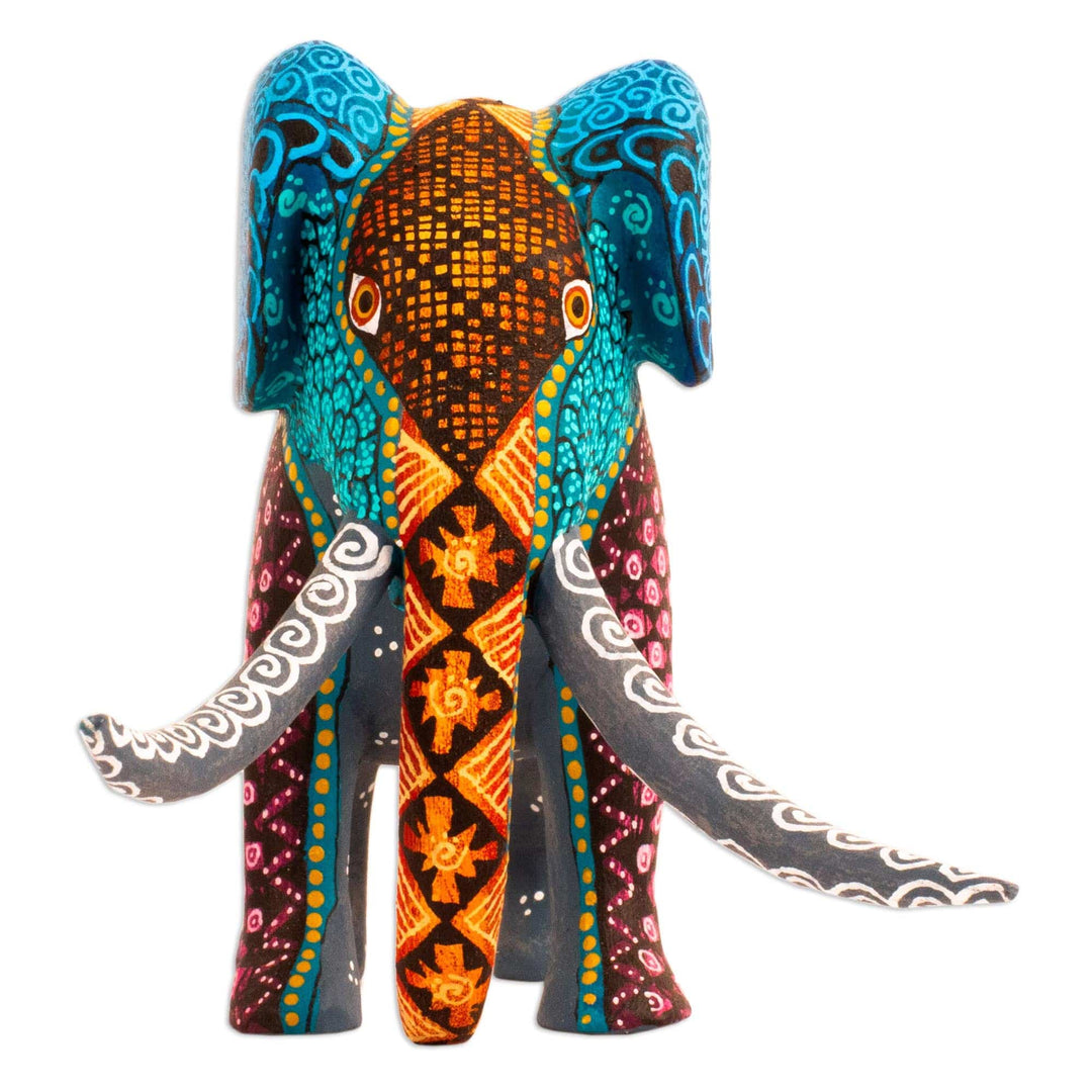 Copal Wood Elephant Alebrije from Mexico - Magic Elephant