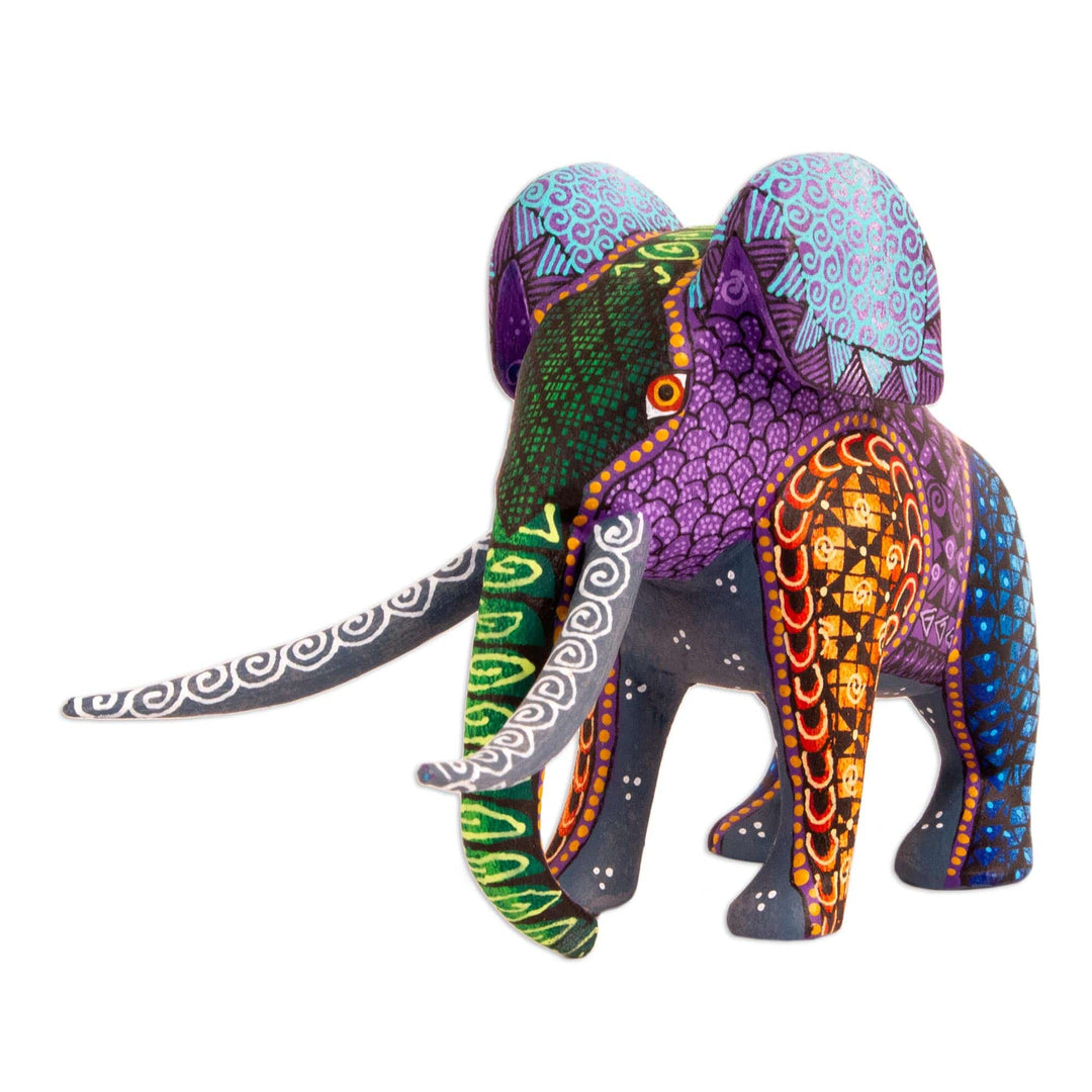 Copal Wood Elephant Alebrije from Mexico - Mystic Elephant
